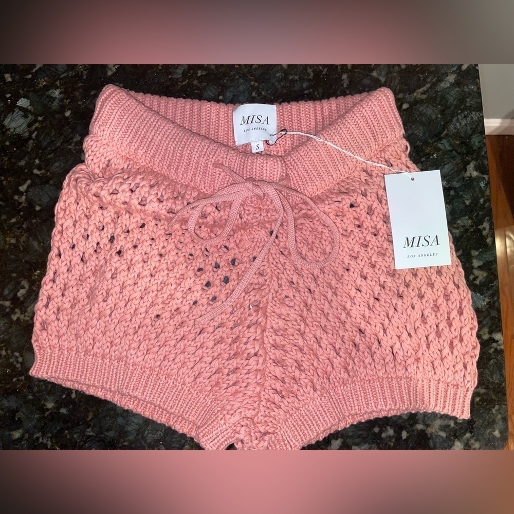 New! MISA x Revolve Daisy Pink Crochet Shorts 💗 Small NWT! - Picture 12 of 16